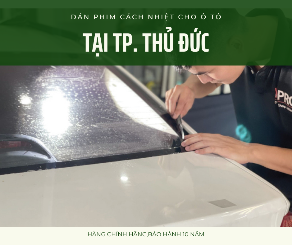DÁN PHIM CÁCH NHIỆT CHO Ô TÔ